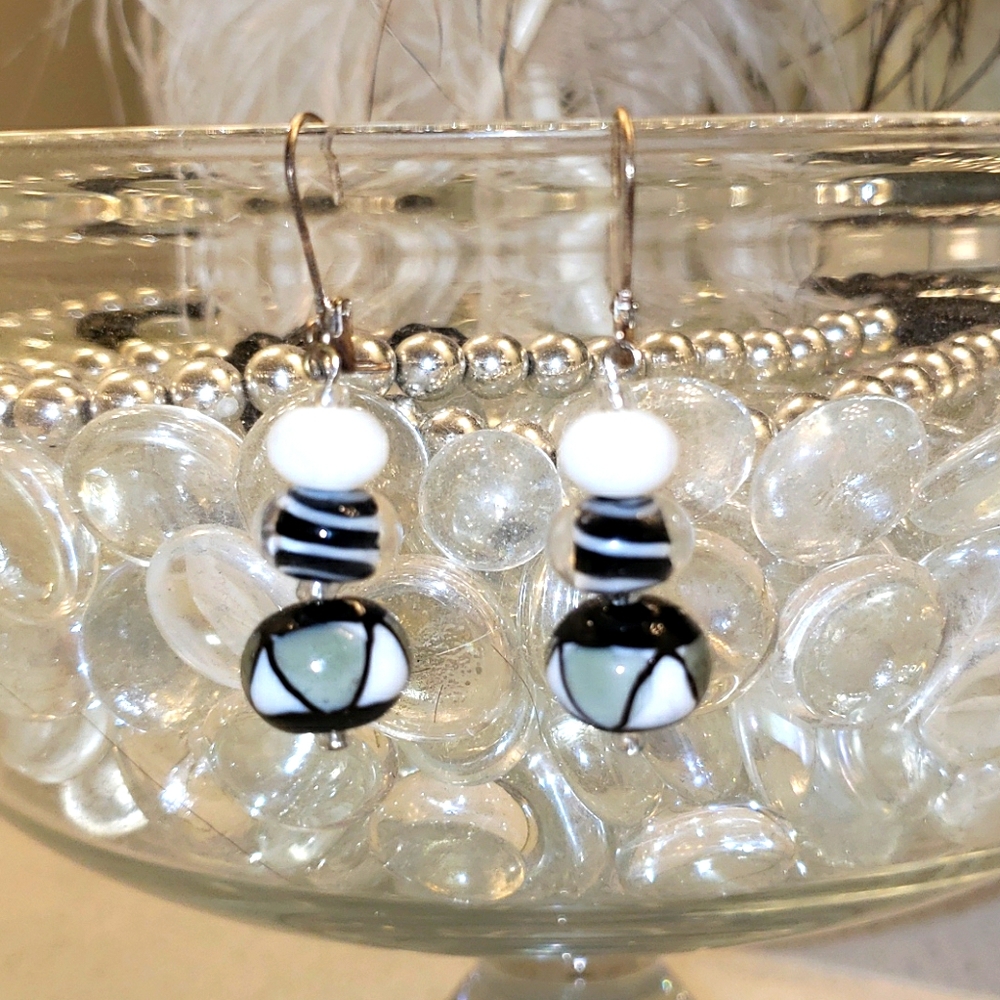 Black&White Earrings